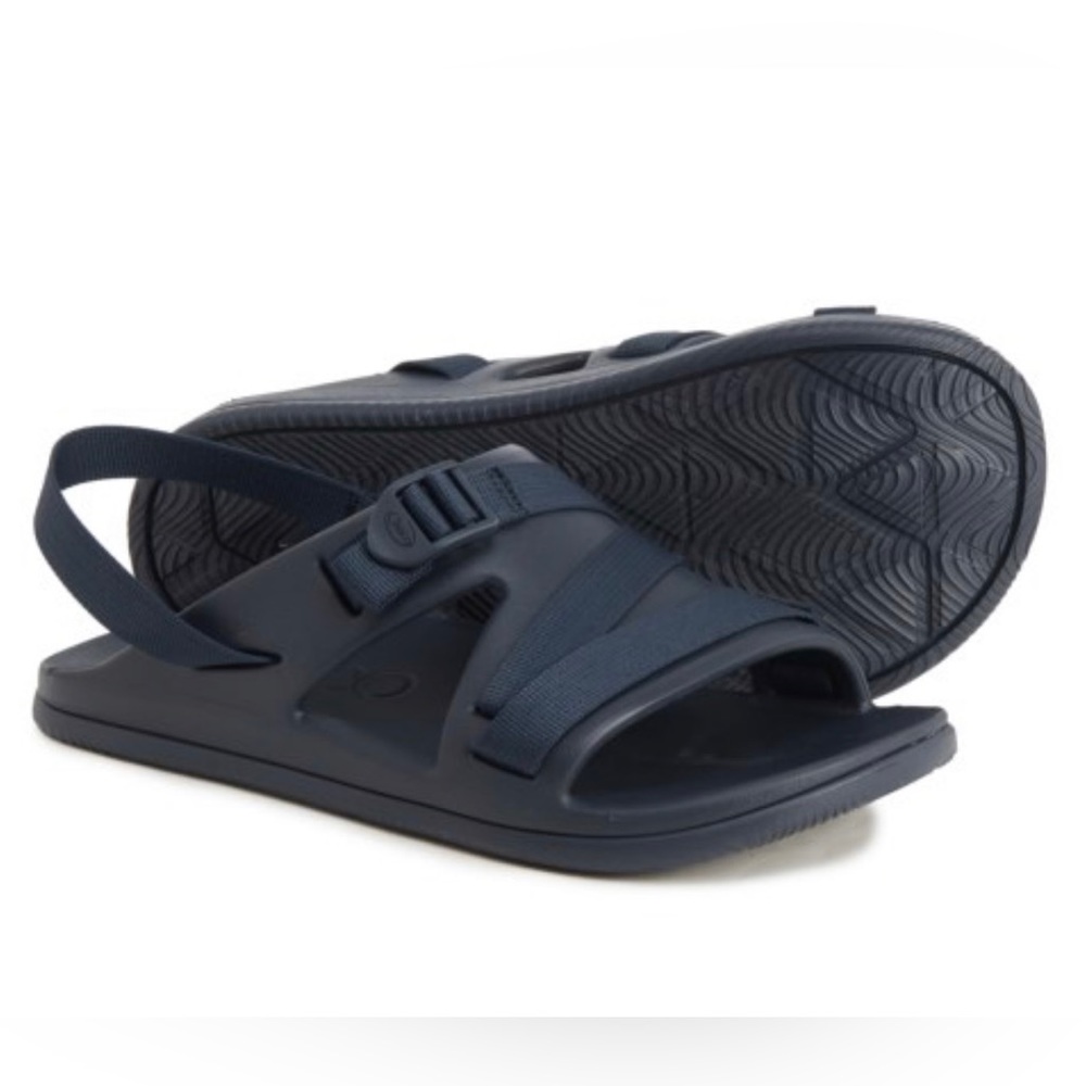 NIB Chaco Chillos Strap Sport Sandals Men's Sz 12 Navy Blue Comfort Arch Sup NEW